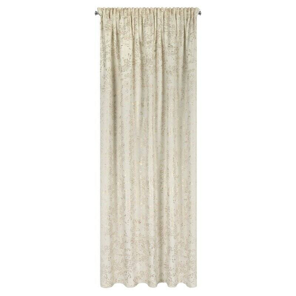 Zavjesa 140x270 , baršun, s printom sitnih listića Felis