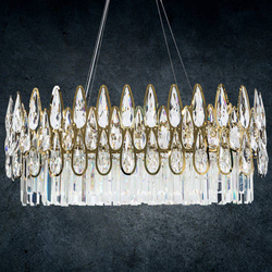 Lampa lidia (02) 80x35x30 cm transparentan