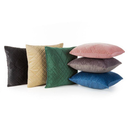 Jastučnica bež baršun vruća preša prošivena u geometrijskom uzorku LUIZ 3