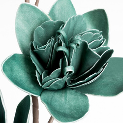 Ukrasni cvijet od foamiran pjene FLORE 715 FI 20 X 86 CM TURKUSOWY