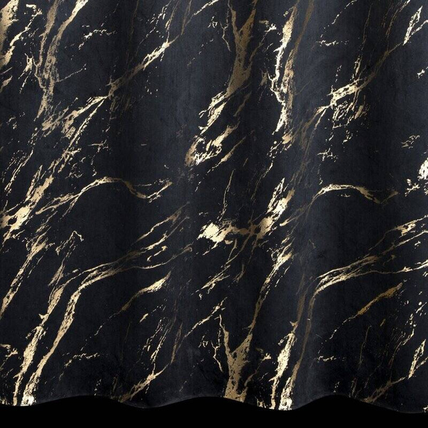 Gotova zavjesa 140x270 od baršuna ukrašena sjajnim mramorom Molly