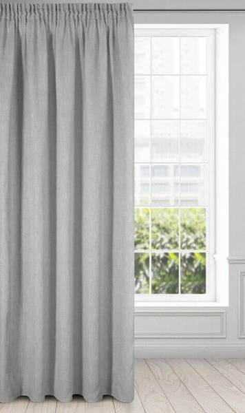 Zavjesa od tkanine s lanom u eko stilu 140x300 trakastaJudita