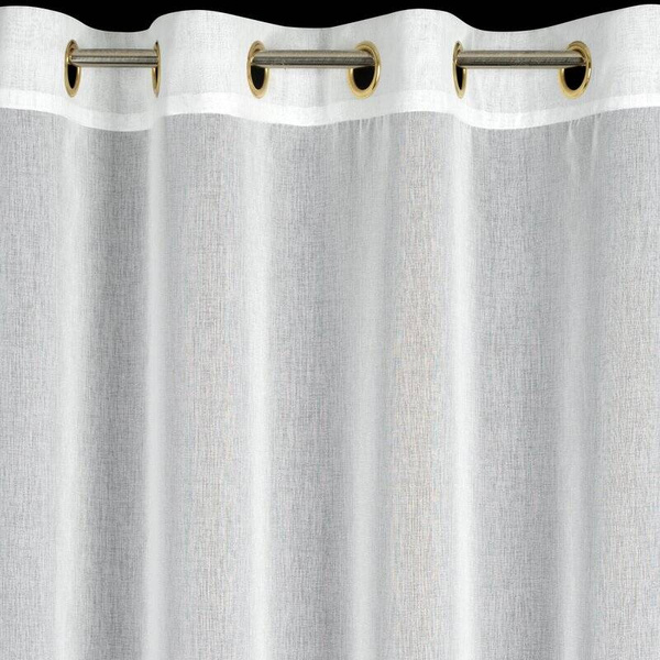 Gotova zavjesa 140x250 ukrašena mramornim tiskom, zlatnim ušicama Marta