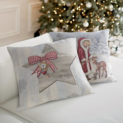 Tapiserijska jastučnica 45x45 cm pamučna s božićnim motivom GOB