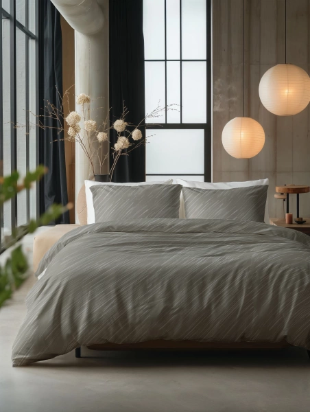 Pamučna posteljina 240x200/220 Sleeptime Pure Mellow Stone