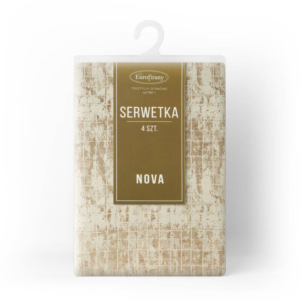 Set od 4 žakard podloške s nježnim izlizanim uzorkom , 30x40 Alina