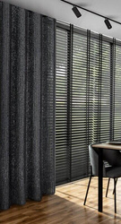 EVA MINGE gotova zavjesa 135x250 od šifona ukrašena moher koncem Selma