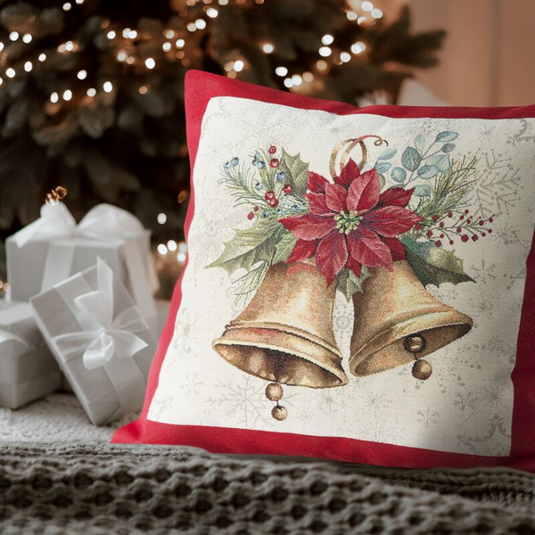 Tapiserijska jastučnica 45x45 cm pamučna s božićnim motivom GOB