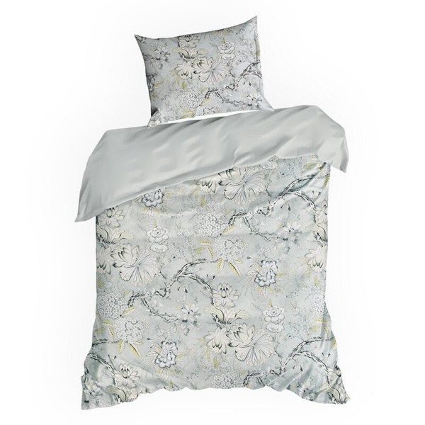 Posteljina 160x200 cm od pamučnog satena s cvjetnim uzorkom SPRING