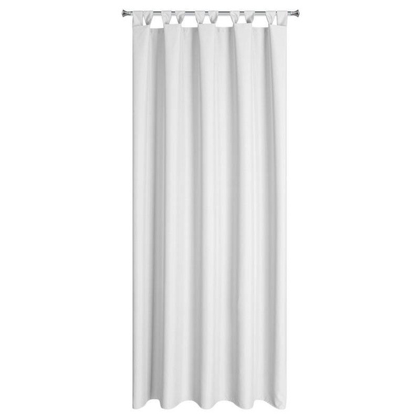 Zavjesa za terasu 155x200 boja bijela od nepromočive tkanine sa čičak trakama GARDEN