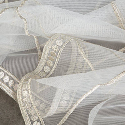 Gotova zavjesa dek 350x140 cm krem boje