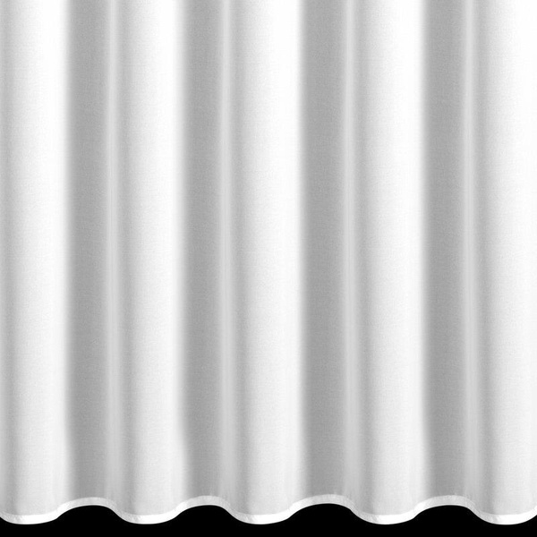 Bijela šifonska zavjesa ukrašena aplikacijom, 80x270 cm , FLEX 1:1,5 - LORETA