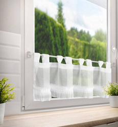 Zavjesa MARY na ušicama 30x150 cm bijela