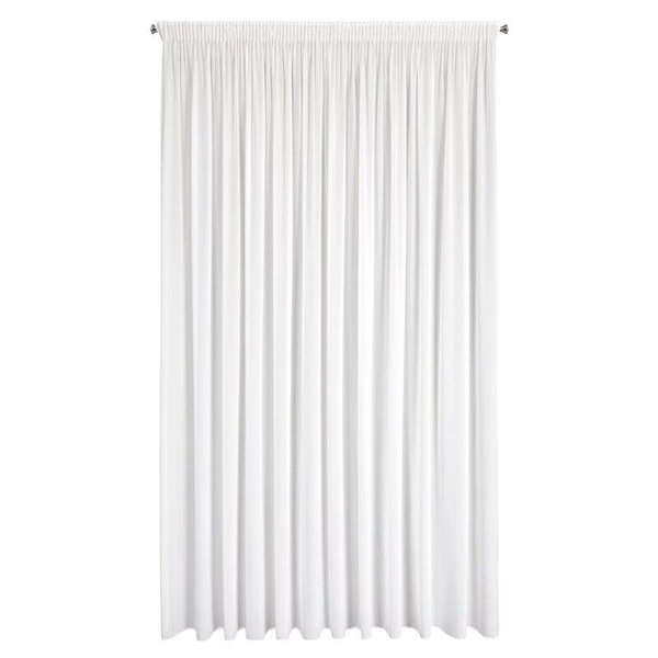 Zavjesa DEBRA na traci 300x270 cm bijela