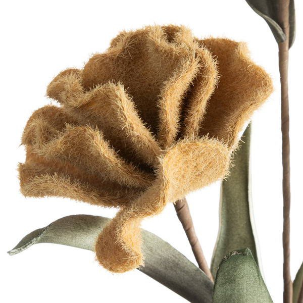 Ukrasni cvijet od foamiran pjene FLORE 780 94 CM JASNOBRĄZOWY