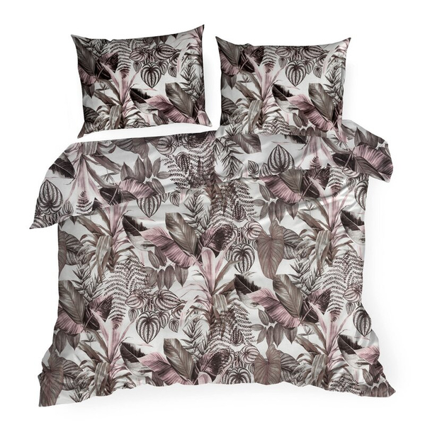 Pamučni set posteljine 140x200 cm s botaničkim uzorkom
