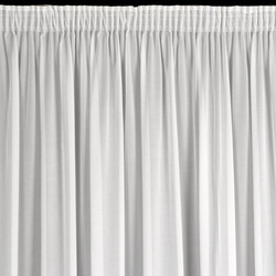 Zavjesa DEBRA na traci 140x270 cm bijela