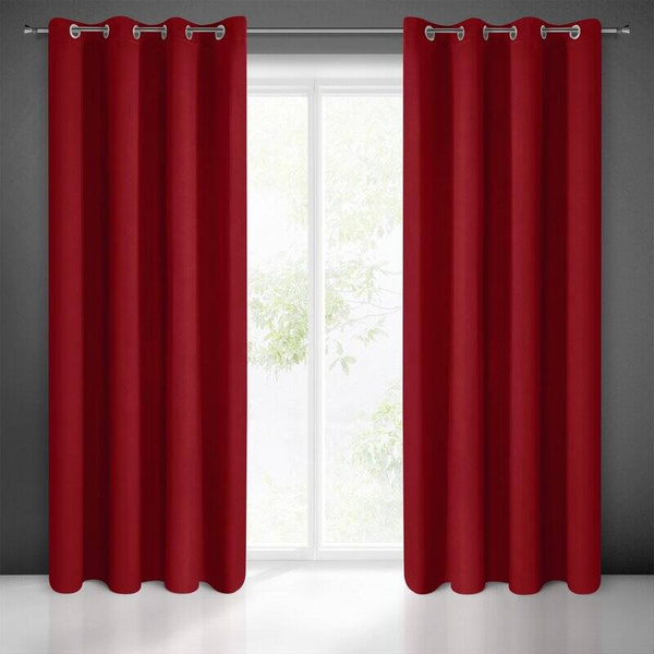 BLACKOUT zavjesa za zamračivanje, glatka, polumat s trakom 135x250 cm, jedan komad u paketu