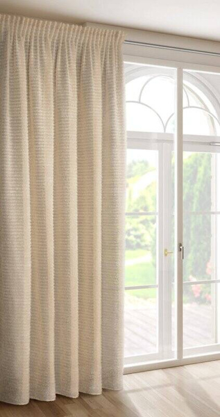 Zavjesa od šenil niti izrađena od šifonske tkanine 135x270 traka - REINA - Eva Minge Premium