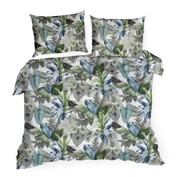 Pamučni set posteljine 140x200 cm s botaničkim uzorkom