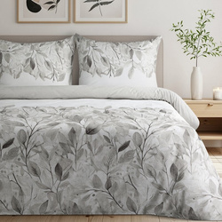 Posteljina 140x200 cm od pamučnog satena s cvjetnim uzorkom SPRING