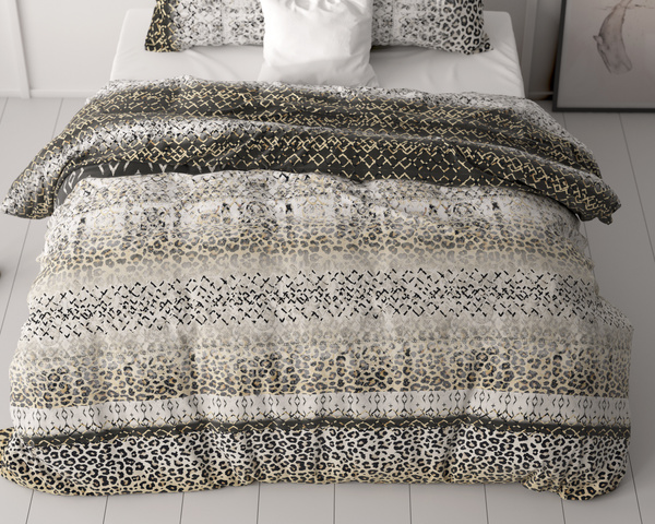 Set posteljine 140x200/220 od mikrovlakana sa čistim printom, nije potrebno glačanje