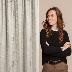 Gotova zavjesa 140x270 od baršuna ukrašena sjajnim mramorom Molly