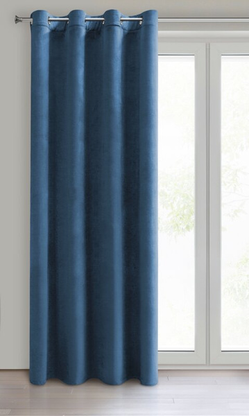 Zavjesa od jednobojnog mekog baršuna 140x250 cm ROSA