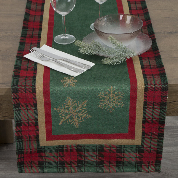 Tapiserijski nadstolnjak 45x140 cm ukrašen božićnim motivom