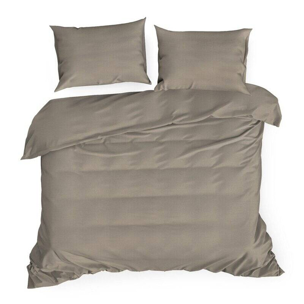 Jednobojna posteljina izrađena od visokokvalitetnog pamučnog satena 220x200 NOVA