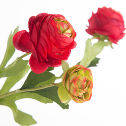 Ukrasni cvijet tulipana od nježne i svilenkaste tkanine 432 44 cm crveni