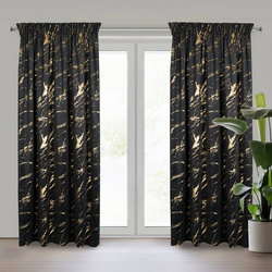 Gotova zavjesa 140x270 od baršuna ukrašena sjajnim mramorom Molly