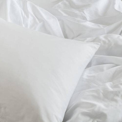 Saten hotelska navlaka za poplun 220x200 glat bijela 150g/m2 EXCLUSIV