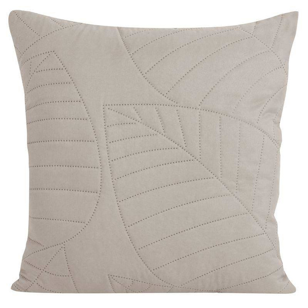 Jastučnica srebrna BONI DESIGN 91 40x40 prošivena botaničkim uzorkom lišća