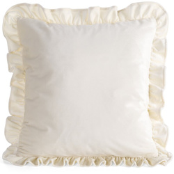 Baršunasta jastučnica 45x45 cm, ukrašena volanima na rubovima Brenda