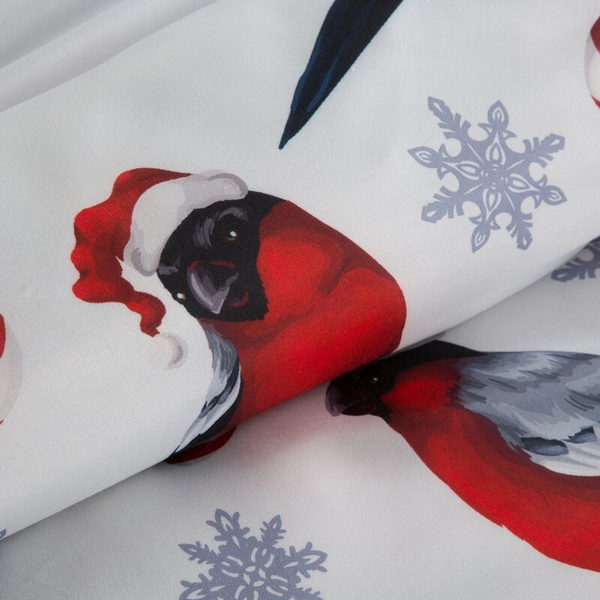 Set božićne posteljine 220x200 od mikrovlakana, ukrašen božićnim printom
