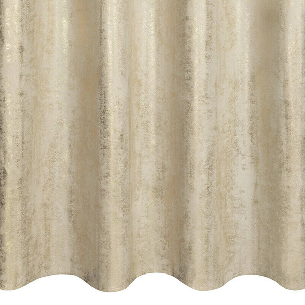 Baršunasta zavjesa 140x270 cm traka ukrašena sjajnim, istrošenim uzorkom RENIA 