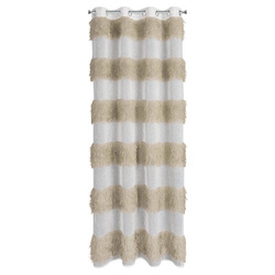 Zavjesa 140x250 od gaze ukrašena moher koncem Margaret 3