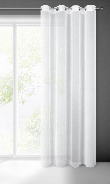 Zavjesa od glatke tkanine prirodnog izgleda 140x260 Kalia