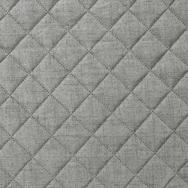 Prekrivač s lanenom strukturom prošiven metodom vrućeg prešanja u geometrijskom uzorku 220x240 Len 1