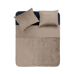 Baršunasta posteljina 240x220, mekana i topla Velvet Piping