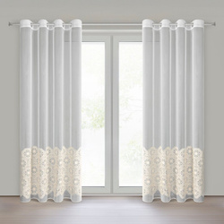 Zavjesa od peruanske tkanine ukrašena aplikacijom 140x250 cm - LIZA