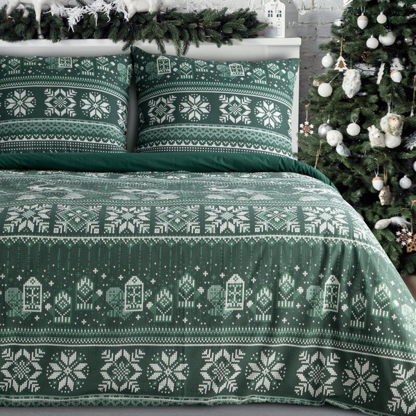 Božićna posteljina 220x200 cm, ranforce pamuk