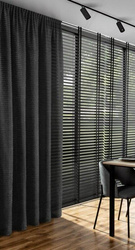 Zavjesa od šenil niti izrađena od šifonske tkanine 135x270 traka - REINA - Eva Minge Premium