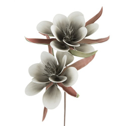 Ukrasni cvijet od foamiran pjene FLORE 744 65 CM POPIELATY