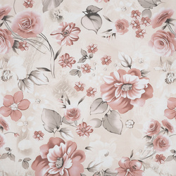 Posteljina 140x200 cm od pamučnog satena s cvjetnim uzorkom SPRING