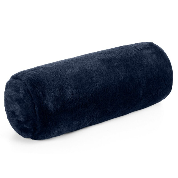 Jastuk, valjak 15x45 cm od mekane krznene tkanine NINA