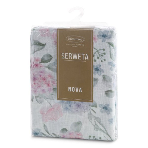 Salveta, stolnjak 90x90 ukrašen printom hortenzija SUMMER 8 