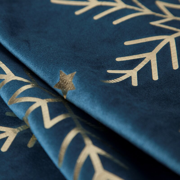 Božićni stolnjak 85x85 cm, baršunasta salveta ukrašena pahuljicama