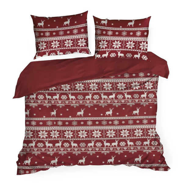 Božićna posteljina 160x200 cm, ranforce pamuk